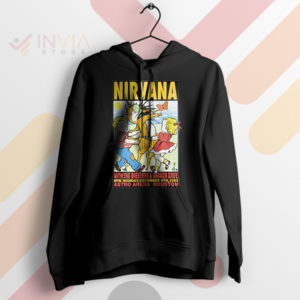 Nirvana's Astroarena Houston '93 Performance Black Hoodie
