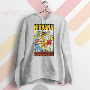 Nirvana's Astroarena Houston '93 Performance Sport grey Hoodie