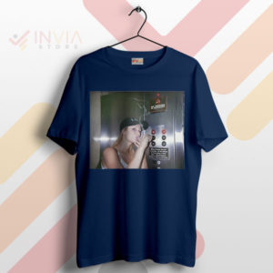 No Smoking All Glamour Paris Hilton Meme Navy T-Shirt