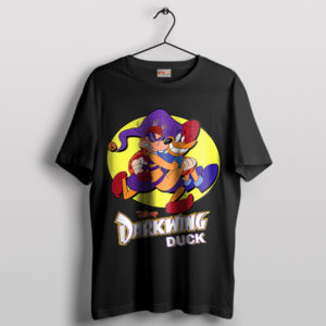 Nostalgia Darkwing Duck vs Quackerjack Black T-Shirt