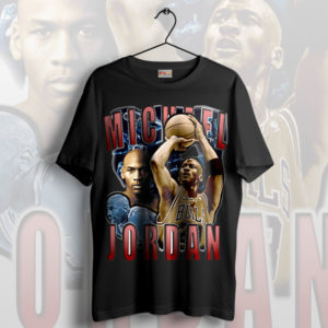 Old-School MJ Vintage Legend Black T-Shirt