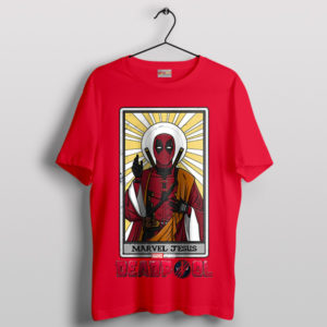 Our Deadpool Marvel Jesus Tarot Red T-Shirt
