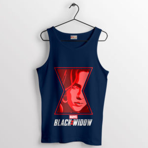 Own the Shadows Sexy Black Widow Navy Tank Top