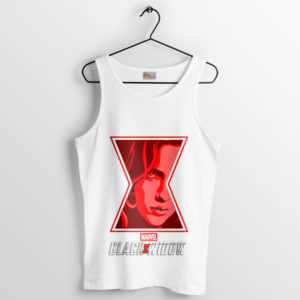 Own the Shadows Sexy Black Widow White Tank Top