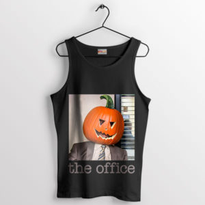 Picture The Office Dwight's Pumpkin Black Tank Top