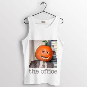 Picture The Office Dwight's Pumpkin Tank Top