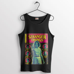 Piece of History Stranger Things Comic Black Tank Top