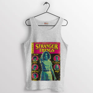 Piece of History Stranger Things Comic Sport Grey Tank Top