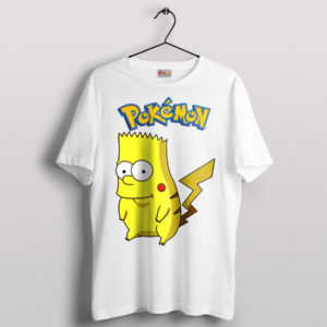 Pika-Pika in Springfield Bart Funny T-Shirt