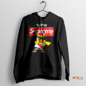 Pikachu Elegance Fashionable and Cute Black Hoodie