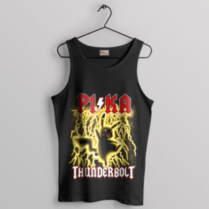 Pikachu Rocks Thunderbolt AC DC Tank Top