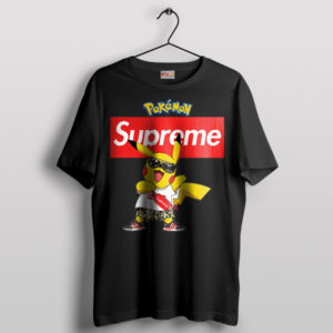 Pokemon Pikachu's Fashionable and Cute Black T-Shirt
