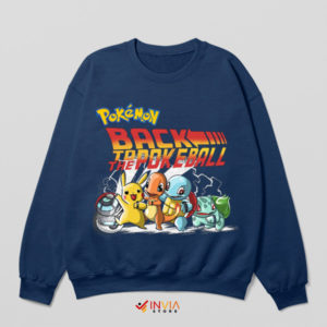 Pokémon Time Warp to the Future Navy Sweatshirt