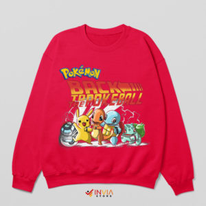 Pokémon Time Warp to the Future Red Sweatshirt