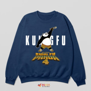 Po's Kung Fu Fly Air Panda 4 Navy Sweatshirt