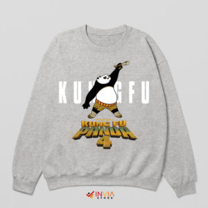Po's Kung Fu Fly Air Panda 4 Sport Grey Sweatshirt