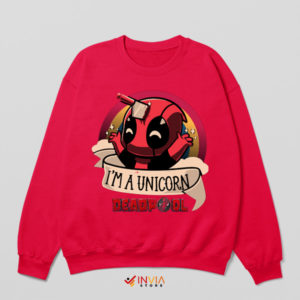 Rainbow Deadpool's I'm a Unicorn Sweatshirt