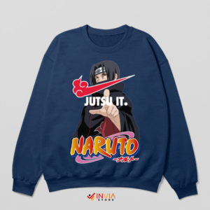 Rasengan Run Itachi's Nike Art Navy Sweatshirt
