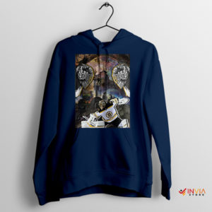 Rask in Action Boston Bruins NHL Navy Hoodie