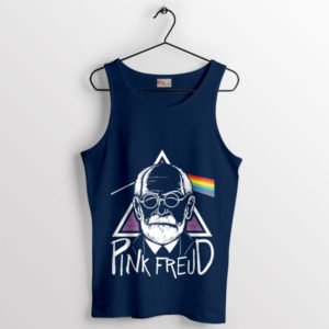 Reach for the Stars Pink Freud's Navy Tank Top