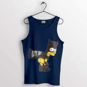 Rear-ly Funny Butt Boy Bart Navy Tank Top