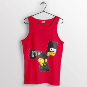 Rear-ly Funny Butt Boy Bart Red Tank Top