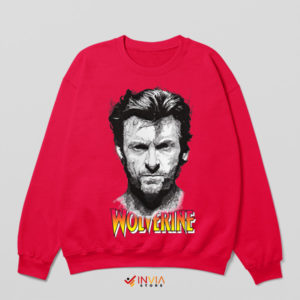 Reawakening Hugh Jackman Wolverine Red Sweatshirt