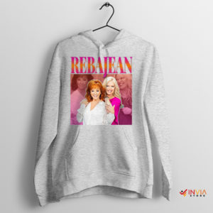 Reba Jean McEntire Retro 90s Graphic Sport Grey Hoodie