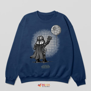 Rebel Artistry Banksy's Darth Vader Navy Sweatshirt