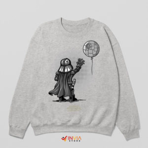 Rebel Artistry Banksy's Darth Vader Sport Grey Sweatshirt