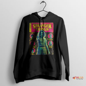Rediscover the '80s Stranger Things Comic Black Hoodie