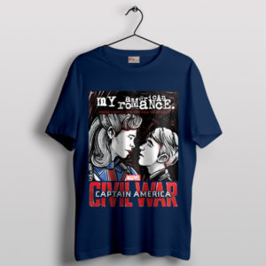 Retro Chemical Romance Peggy and Rogers Navy T-Shirt