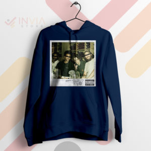 Retro Chic Kendrick good kid, m.A.A.d city Navy Hoodie