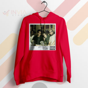 Retro Chic Kendrick good kid, m.A.A.d city Red Hoodie