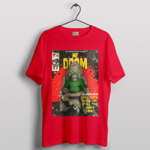 Retro Comic Book King MF Doom Red T-Shirt