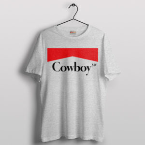 Retro Cowboy Vibes Smoke Inspired Sport Grey T-Shirt