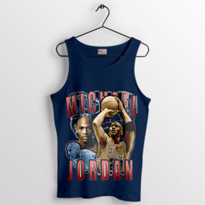Retro Dunk Master Jordan Art Navy Tank Top
