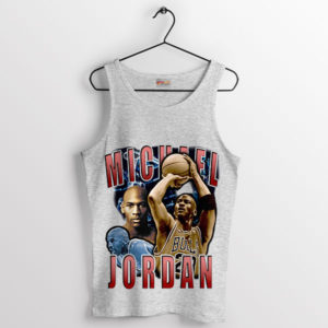 Retro Dunk Master Jordan Art Sport Grey Tank Top