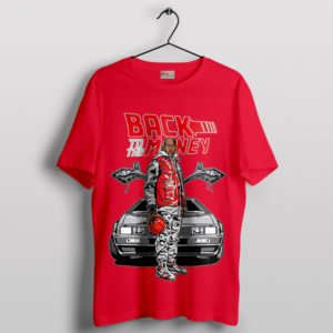 Retro Future Michael Jordan Back to the Money Red T-Shirt