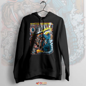 Retro Kaiju Clash Godzilla vs Kong Hoodie