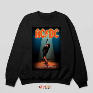 Retro Let There Be Rocks AC DC Black Sweatshirt