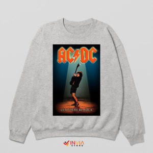 Retro Let There Be Rocks AC DC Sport Grey Sweatshirt