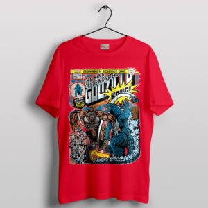 Retro Rampage Godzilla vs Kong Red T-Shirt