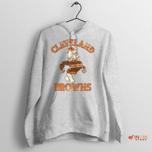 Retro Reign Swagger the Dog Browns Sport Grey Hoodie