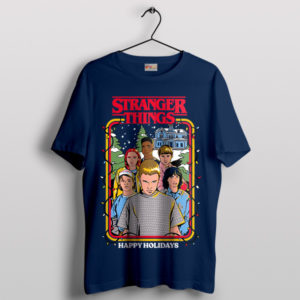 Retro Supernatural Stranger Things Holiday T-Shirt