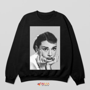 Revolution of Style Audrey Hepburn Black Sweatshirt