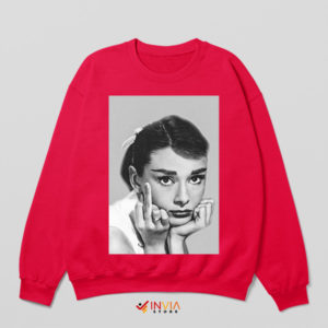 Revolution of Style Audrey Hepburn Red Sweatshirt