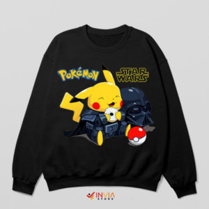 Rise to Power Pikachu with Dark Side Black Sweatshirt