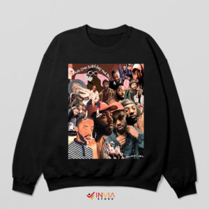 Roadmap of Sound Faiyaz Tour Black Sweatshirt