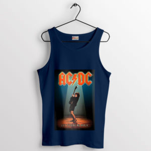 Rock Legends Resurrected AC DC Navy Tank Top